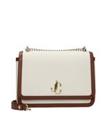 Jimmy Choo Beige Fabric Crossbody Bag Women - $858.99