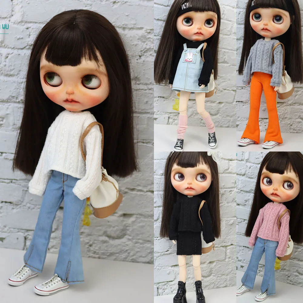Blyth clothes fashion knitted sweater dress flared pants Azone OB22 OB24... - $9.16+