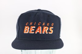 Deadstock Vtg 80s New Era Pro Model Spell Out Chicago Bears Snapback Hat Wool - £70.36 GBP