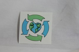 Temporary Tattoo (new) RECYCLE EARTH HEART - £3.49 GBP