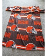 NFL Cleveland Browns Adult Size Comfy Throw Blanket with Sleeve - $562.62 MXN