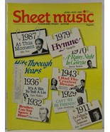 Sheet Music Magazine June/July 1987 Standard Piano/Guitar - $4.25