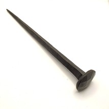 Long hand forged nail, forged iron, black Iron - £4.78 GBP