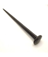 Long hand forged nail, forged iron, black Iron - $8.16 CAD