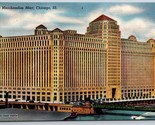 The Merchandise Mart Chicago Illinois IL UNP Unused Linen Postcard I15 - $2.92