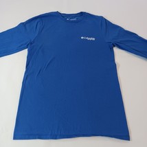 Columbia PFG Men's Blue Cotton Long Sleeve Crewneck Graphic T-Shirt Size Small image 7