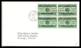 1955 US FDC Cover -East Lansing, Michigan to Chicago, Illinois, SC#1065 ... - $1.97