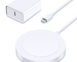 Magnetic Wireless Charger: Mag-Safe Iphone Charging Pad Compatible With ... - $37.99