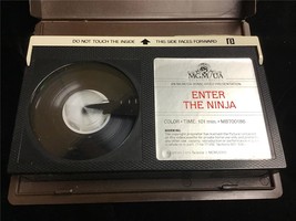 Betamax Enter The Ninja 1981 Susan George, Shô Kosugi  NO COVER, HARD CASE - £4.70 GBP