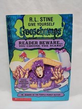 Goosebumps Reader Beware You Choose The Scare Beware Of The Purple Peanut Butter - £38.65 GBP