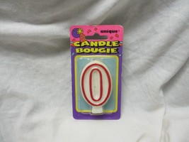Candle Bougie Number 0 Birthday Candle - £9.32 GBP