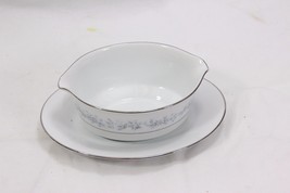 Noritake Marywood 2181 Gravy Boat and Attached Underplate - £23.11 GBP