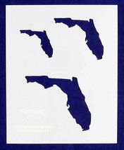 State of Florida 8x10 Stencil (2", 3", 4") 14 Mil Mylar - Painting/Crafts/ Templ - £12.20 GBP
