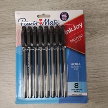 PaperMate Inkjoy 8 Ballpoint Pens Medium Point 1.0mm Black NEW - £3.93 GBP