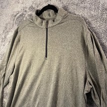 Greg Norman Sweatshirt Mens Extra Large Grey Static 1/4 Zip Pullover Golf - £8.63 GBP