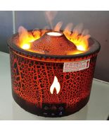Ultrasonic Volcano Flame Essential Oil Diffuser Humidifier Jellyfish Mis... - $29.70+