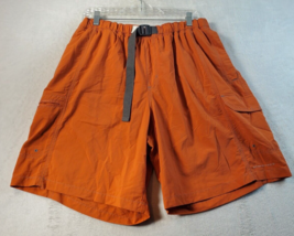 Columbia Swim Trunk Shorts Mens XL Orange 100% Nylon Pockets Elastic Waist Logo - £11.00 GBP