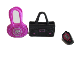 Monster High Freaky Fusion Operetta Purple Handbag Purse Phone Howleen Wolf Purs - £7.58 GBP