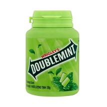 MINTS Chewing WRIGLEY&#39;S Doublemint Gum Bottle Gums Breath NEW X 4 BOTTLES  - $19.40
