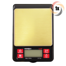 1x Scale Truweigh Lux Black &amp; Gold Digital Mini Scale | Auto Shutoff | 1000G - £19.58 GBP
