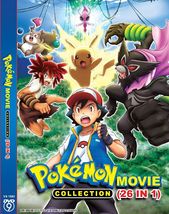 DVD Anime Pokemon 26 in 1 Movie Collection English Subtitle &amp; All Region - £67.05 GBP
