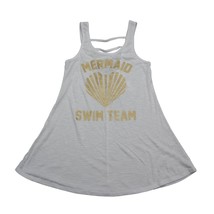 Mermaid Swim Shirt Womens S White Xhilaration Bathing Suit Coverup Team - $19.68