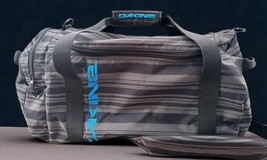 Dakine EQ Sports Bag 51L Duffle Striped Gray Turquoise Blue Print Gym Ca... - $911.13 MXN