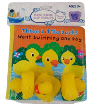 Three Little Ducks Bath Time Fun Waterproof Book 3 Squirty Toys Squirt D... - $15.00