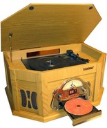 Boytone BT-15TBS Wireless Connection Classic Natural Wood Turntable System - $208.88