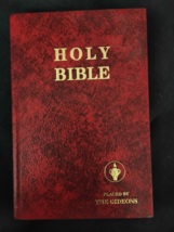Holy Bible , hardcover.. Placed by the Gideons - $25.00