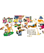 Vintage Dolly Toys Mother Goose Lullaby Train Bambi Wall Decor Pin-ups w... - $98.99