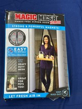 Magic Mesh Deluxe Magnetic Screen Door 39×83 – New, Open Box - $6.92