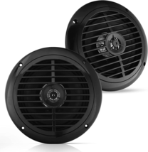 Pyle 6.5 Inch Dual Marine Speakers - 2 Way Waterproof and Weather Resistant Outd - £17.25 GBP