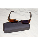 DKNY semi rimless eyeglass frame with polarized sun glass lenses  New Ca... - £39.37 GBP