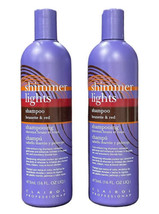 (2) Shimmer Lights by Clairol Shampoo Brunette &amp; Red 16 oz - £71.03 GBP