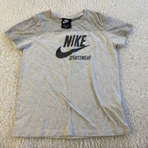 Kids Nike Gray two toned Short Sleeve Sportswear T-Shirt Small - £6.64 GBP