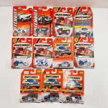 Matchbox Police Vehicles Diecast Car Lot of 11 Motorcycle Armored Truck ++ - £32.55 GBP