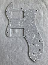 For Tele Classic Player Thinline Guitar Pickguard Scratch Plate,4Ply White Pearl - £14.54 GBP