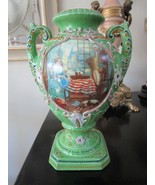 TAQUITO OGAWA JAPAN 1900s VASE URN CERAMIC WASHINGTON AND BETSY ROSS  [T... - $1,780.22 MXN