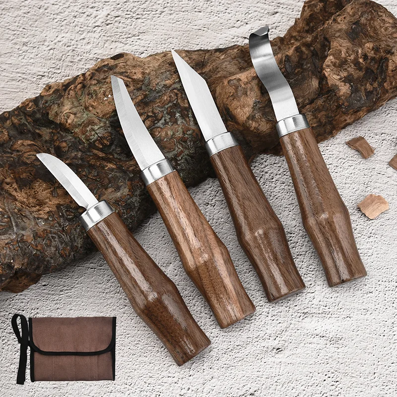 Play 1/7PCS Wood Carving Chisel A Hand Tool Set Basic Detailed Woodworkers Gouge - £23.32 GBP
