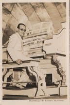 Unidentified Organist Antique Small Photo - £6.28 GBP