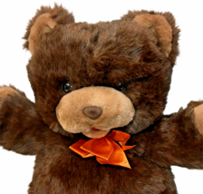 Brooklyn Doll Toy Co Teddy Bear Plush Chocolate Brown Stuffed Animal 18&quot;  - $39.00