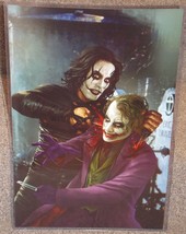 The Crow Eric Draven vs The Joker Glossy Art Print 11x17 In Hard Plastic... - $24.99