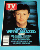 Paul McCartney  TV Guide  May  2001   Used - $16.40 CAD
