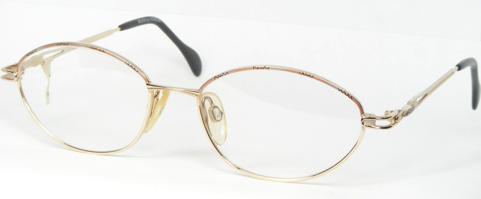 Vintage MOXXI Titan Por Visibilia 9329 650 Oro / Multicolor Gafas 52-17-135 - $66.39