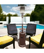 48000 BTU Bronze Steel Propane Cylindrical Pole Standing Patio Heater - $496.64 CAD