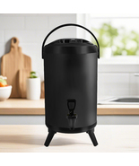 SOGA 2X 8L Stainless Steel Insulated Milk Tea Barrel Hot and Cold Bevera... - $116.90