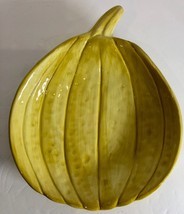 &quot;Harvest Collection&quot; Pumpkin Shape Deep Plate/Bowl Style-Eyes by Baum Bros - $12.99