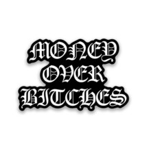 Tupac 2Pac Money Over B*Tches Vinyl Sticker 3.5&quot;&quot; Wide Includes Two Stic... - £9.15 GBP