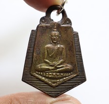 LORD BUDDHA 1949 COIN BLESSED BY AJARN MUN BHURIDATTA AND LP FAN AJARO 2... - $97.19